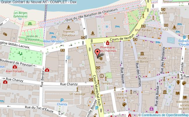 plan Concert Du Nouvel An - Complet - Dax