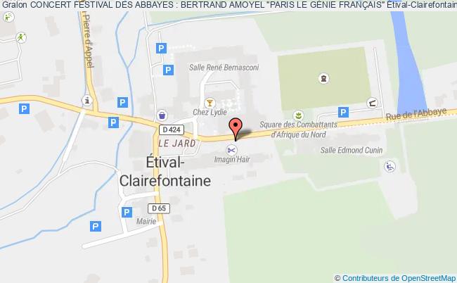 plan Concert Festival Des Abbayes : Bertrand Amoyel "paris Le GÉnie FranÇais" Etival-Clairefontaine