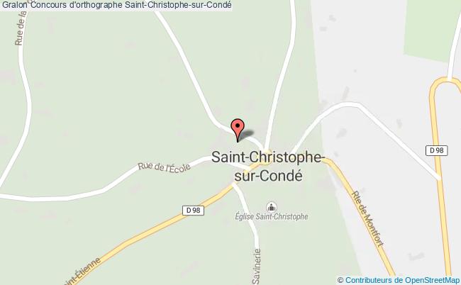 plan Concours D'orthographe Saint-Christophe-sur-Condé