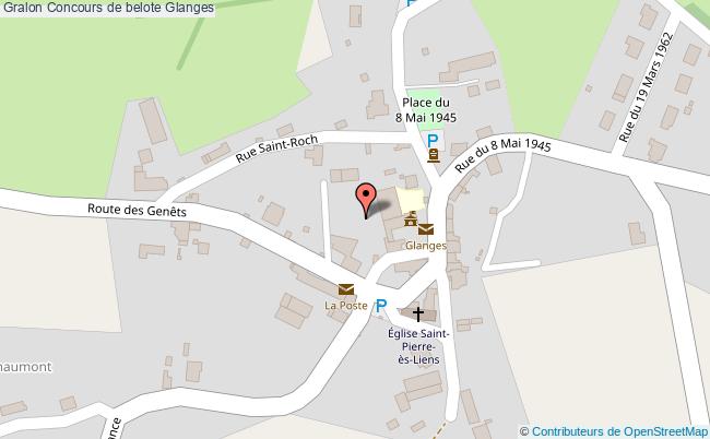 plan Concours De Belote Glanges