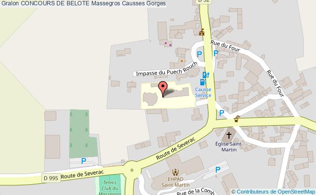 plan Concours De Belote Le Massegros