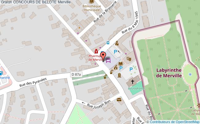 plan Concours De Belote Merville