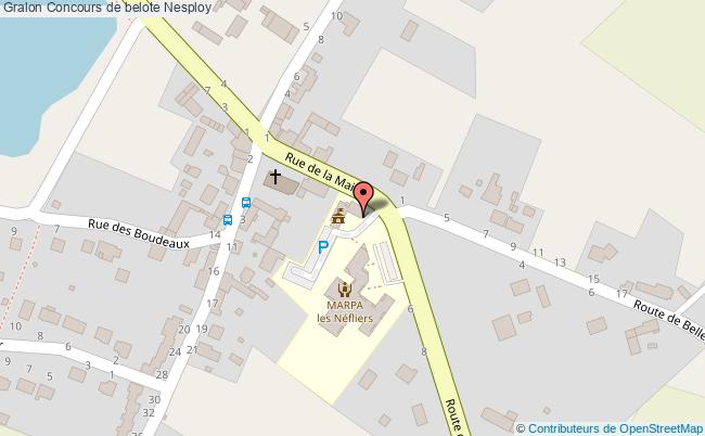 plan Concours De Belote Nesploy