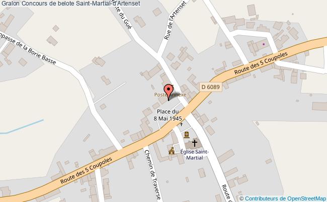 plan Concours De Belote Saint-Martial-d'Artenset