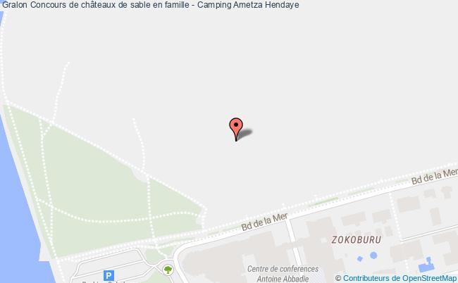 plan Concours De Châteaux De Sable En Famille - Camping Ametza Hendaye