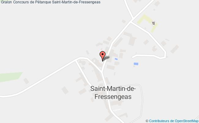 plan Concours De Pétanque Saint-Martin-de-Fressengeas
