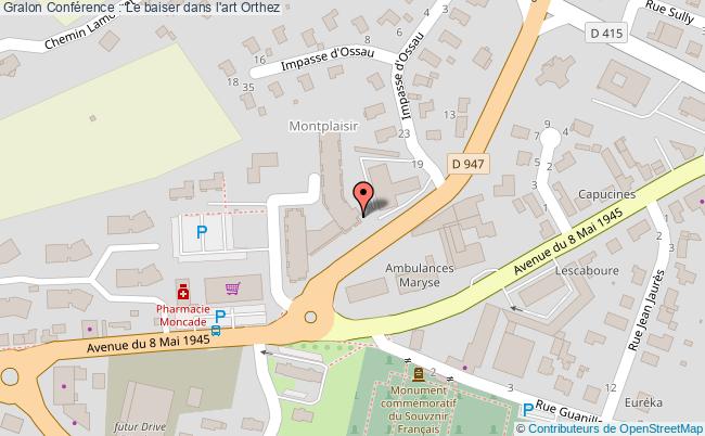 plan Conférence : Le Baiser Dans L'art Orthez