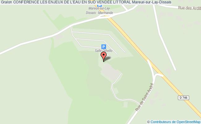 plan Conférence, Les Enjeux De L'eau En Sud Vendée Littoral Mareuil-sur-Lay-Dissais