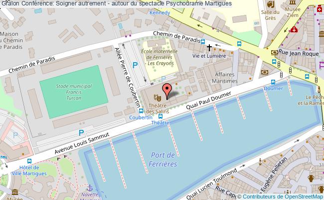 plan Conférence: Soigner Autrement - Autour Du Spectacle Psychodrame Martigues