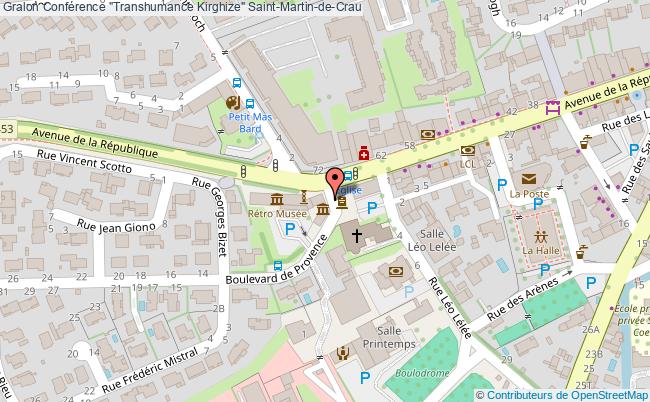 plan Conférence "transhumance Kirghize" Saint-Martin-de-Crau