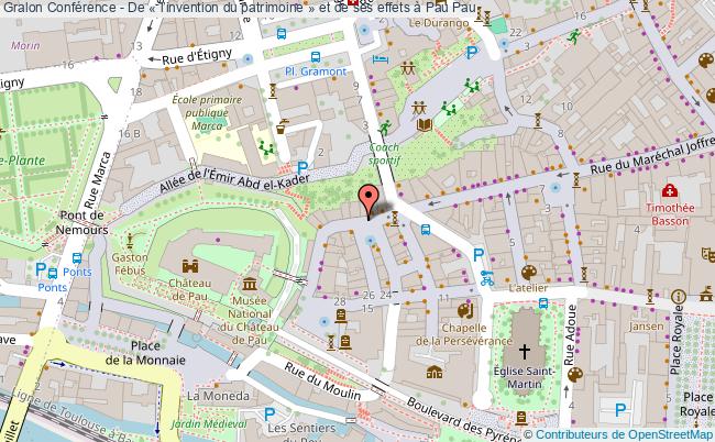 plan Conférence - De « L’invention Du Patrimoine » Et De Ses Effets à Pau Pau