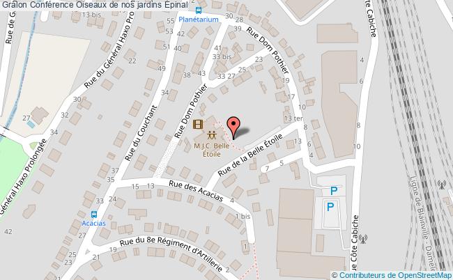 plan Conférence Oiseaux De Nos Jardins Epinal