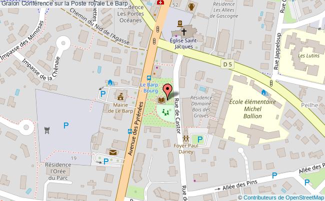 plan Conférence Sur La Poste Royale Le Barp