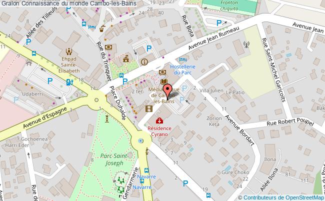 plan Connaissance Du Monde Cambo-les-Bains