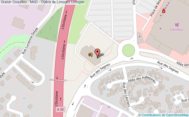 plan Coquilles - Mad - Opéra De Limoges Limoges