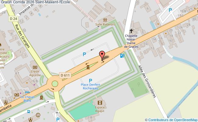 plan Corrida 2026 Saint-Maixent-l'Ecole