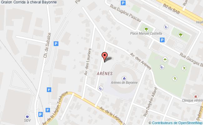 plan Corrida à Cheval Bayonne