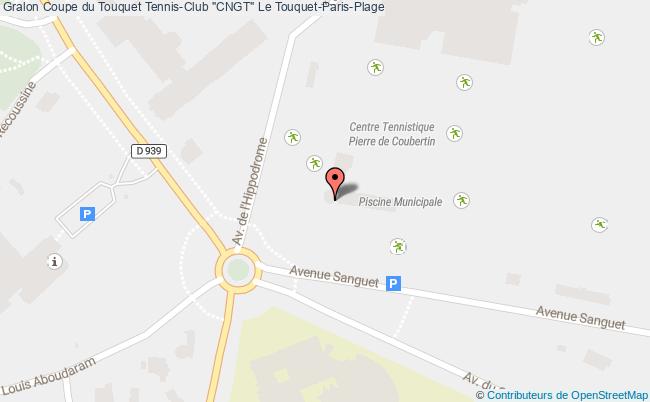 plan Coupe Du Touquet Tennis-club "cngt" Le Touquet-Paris-Plage