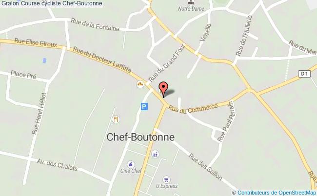 plan Course Cycliste Chef-Boutonne
