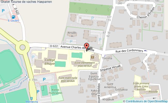 plan Course De Vaches Hasparren