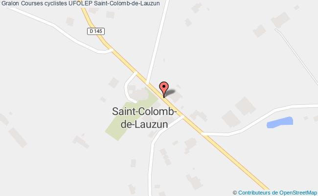 plan Courses Cyclistes Ufolep Saint-Colomb-de-Lauzun