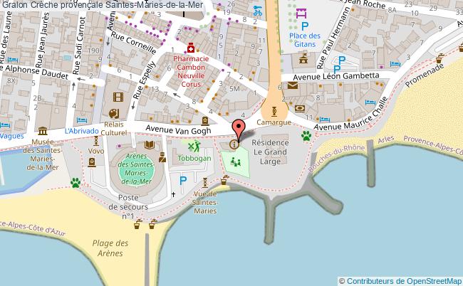 plan Crèche Provençale Saintes-Maries-de-la-Mer