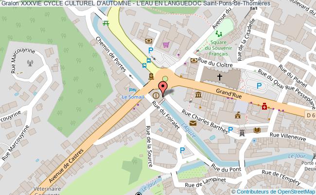 plan Cycle Culturel D’automne 2026 Saint-Pons-de-Thomières