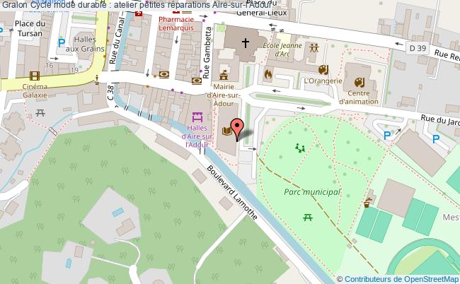 plan Cycle Mode Durable : Atelier Petites Réparations Aire-sur-l'Adour