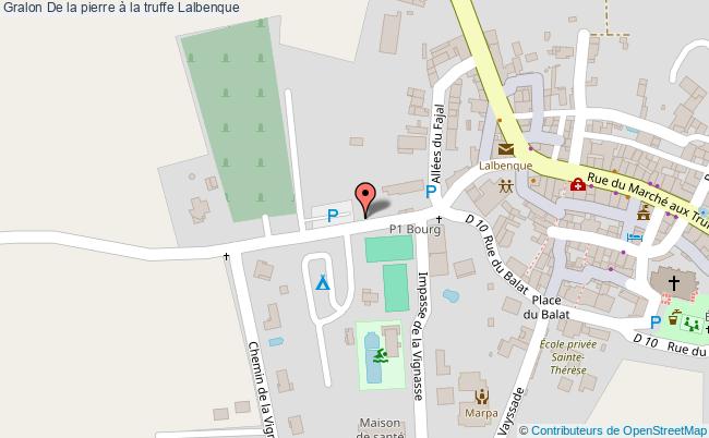 plan De La Pierre à La Truffe Lalbenque