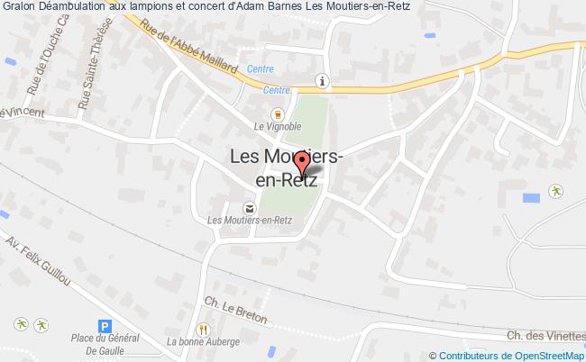 plan Déambulation Aux Lampions Et Concert D'adam Barnes Les Moutiers-en-Retz