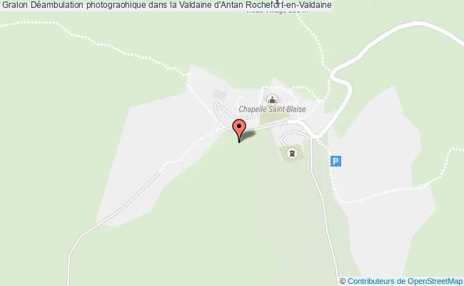 plan Déambulation Photograohique Dans La Valdaine D'antan Rochefort-en-Valdaine