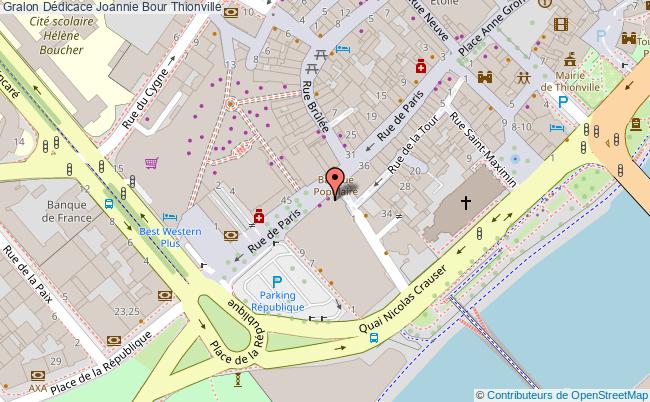 plan Dédicace Joannie Bour Thionville