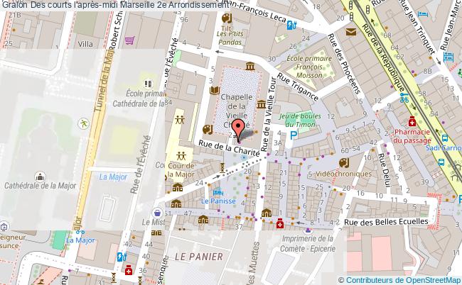 plan Des Courts L'après-midi Marseille