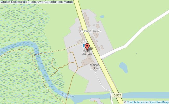 plan Des Marais à Découvrir Carentan
