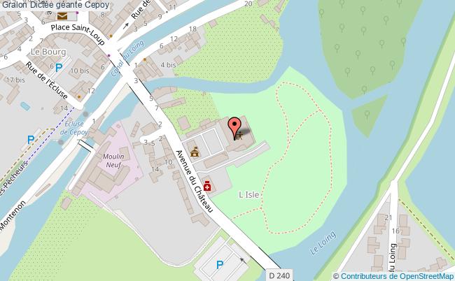 plan Dictée Géante Cepoy