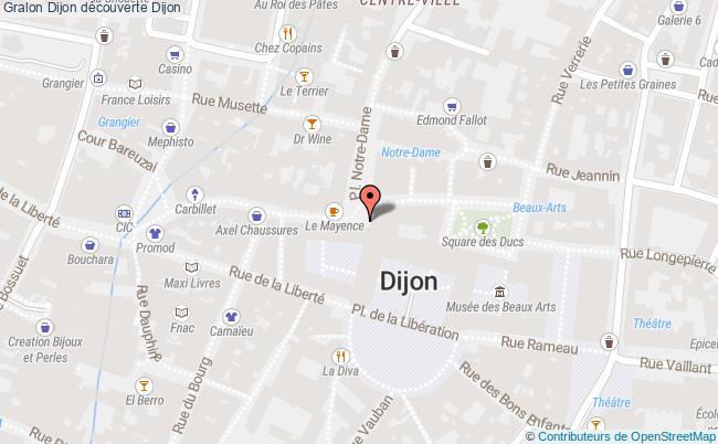 plan Dijon Découverte Dijon