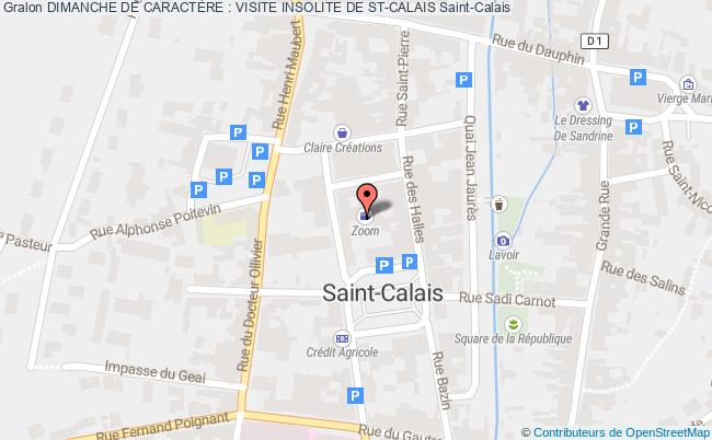 plan Dimanche De CaractÈre : Visite Insolite De St-calais Saint-Calais