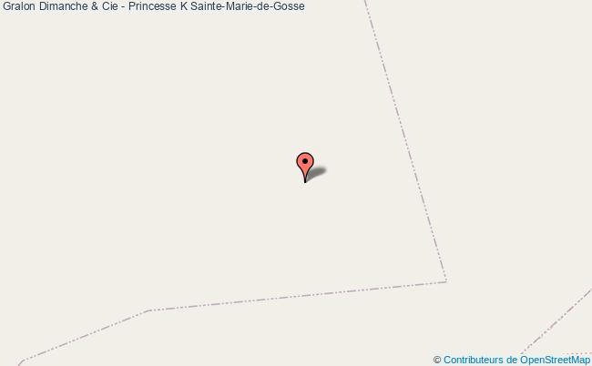 plan Dimanche & Cie - Princesse K Sainte-Marie-de-Gosse