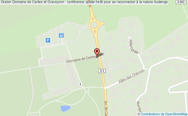plan Domaine De Certes Et Graveyron : Conférence "l'arrivée De La Bernache" Audenge