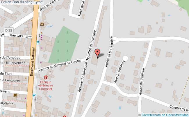 plan Don Du Sang Eymet