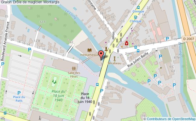 plan Drôle De Magicien Montargis