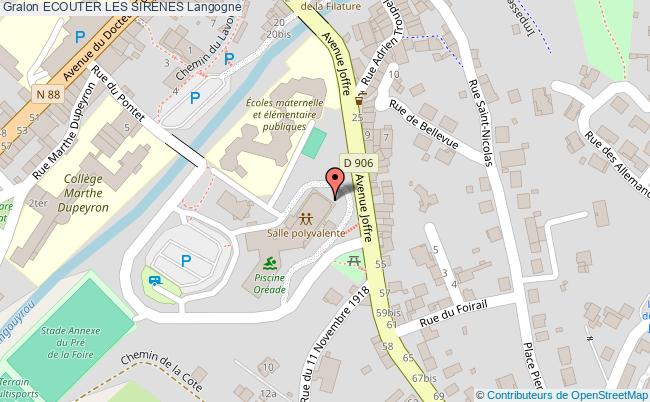 plan Ecouter Les SirÈnes Langogne