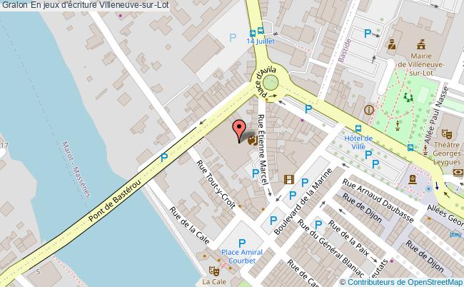 plan En Jeux D'écriture Villeneuve-sur-Lot