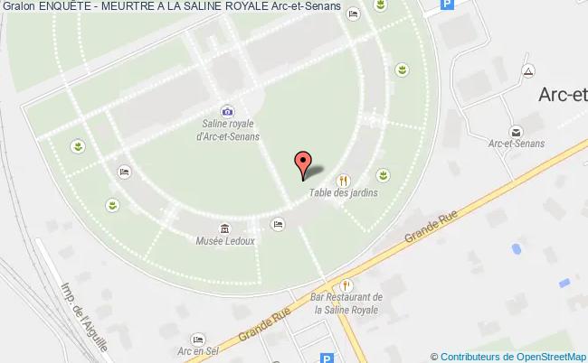 plan EnquÊte - Meurtre A La Saline Royale Arc-et-Senans