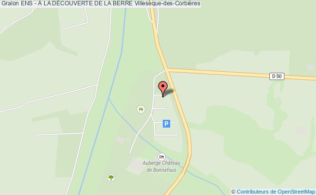 plan Ens - À La DÉcouverte De La Berre Villesèque-des-Corbières