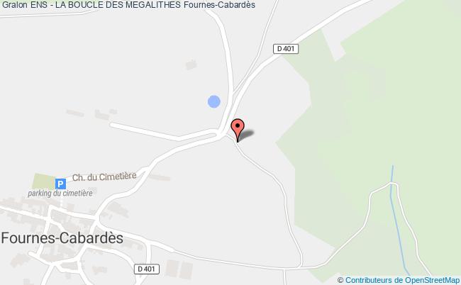 plan Ens - La Boucle Des Megalithes Fournes-Cabardès