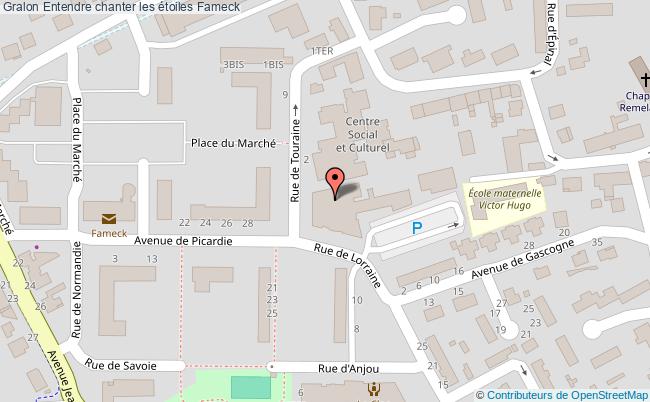 plan Entendre Chanter Les étoiles Fameck