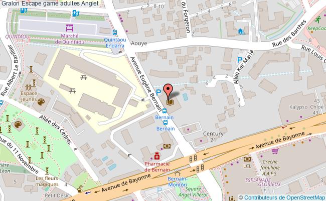 plan Escape Game Adultes Anglet