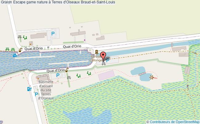 plan Escape Game Nature à Terres D'oiseaux Braud-et-Saint-Louis