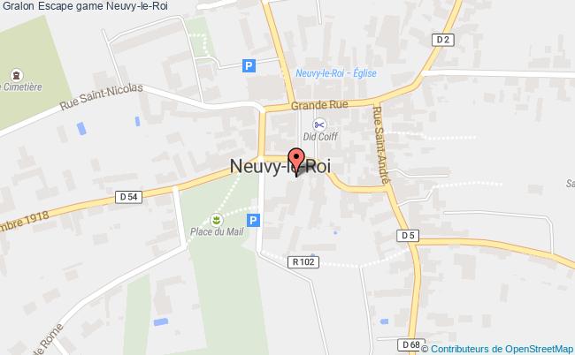 plan Escape Game Neuvy-le-Roi